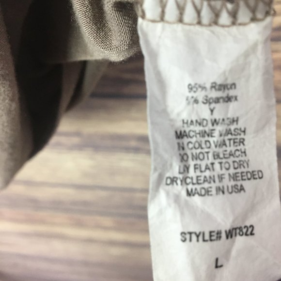 Made by Johnny Insta Stretch Ruched Shirt Tunic - Picture 5 of 6